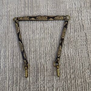 Coach Snake Skin Print Replacement Purse Strap